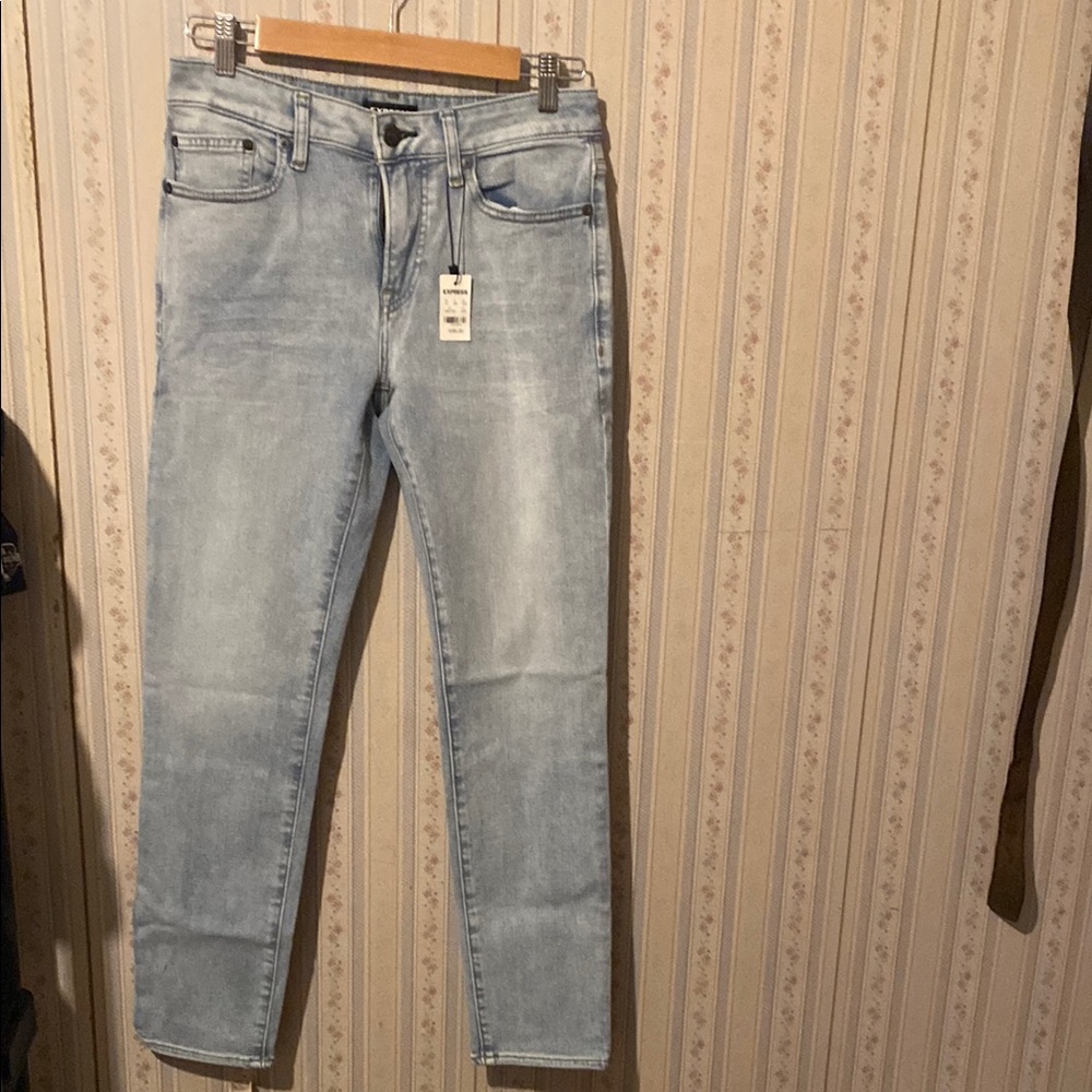 Express Light Blue Denim Jeans